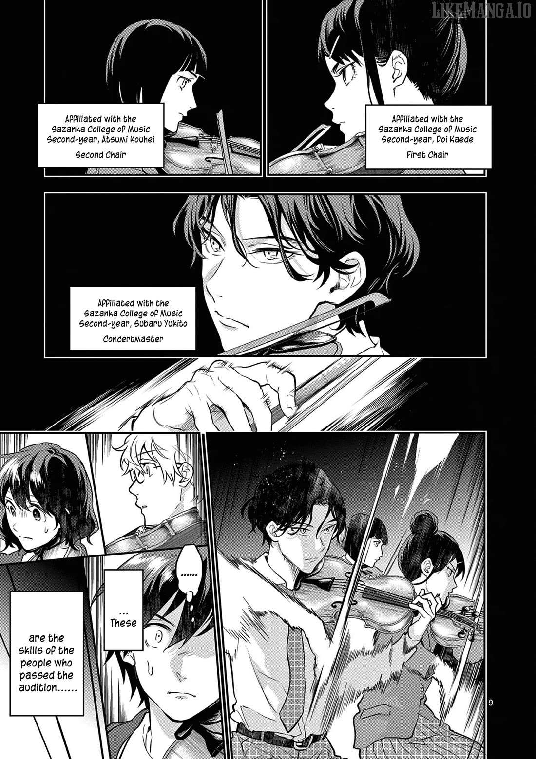 Read Ao no Orchestra chapter 67 image 9 on Lezhin