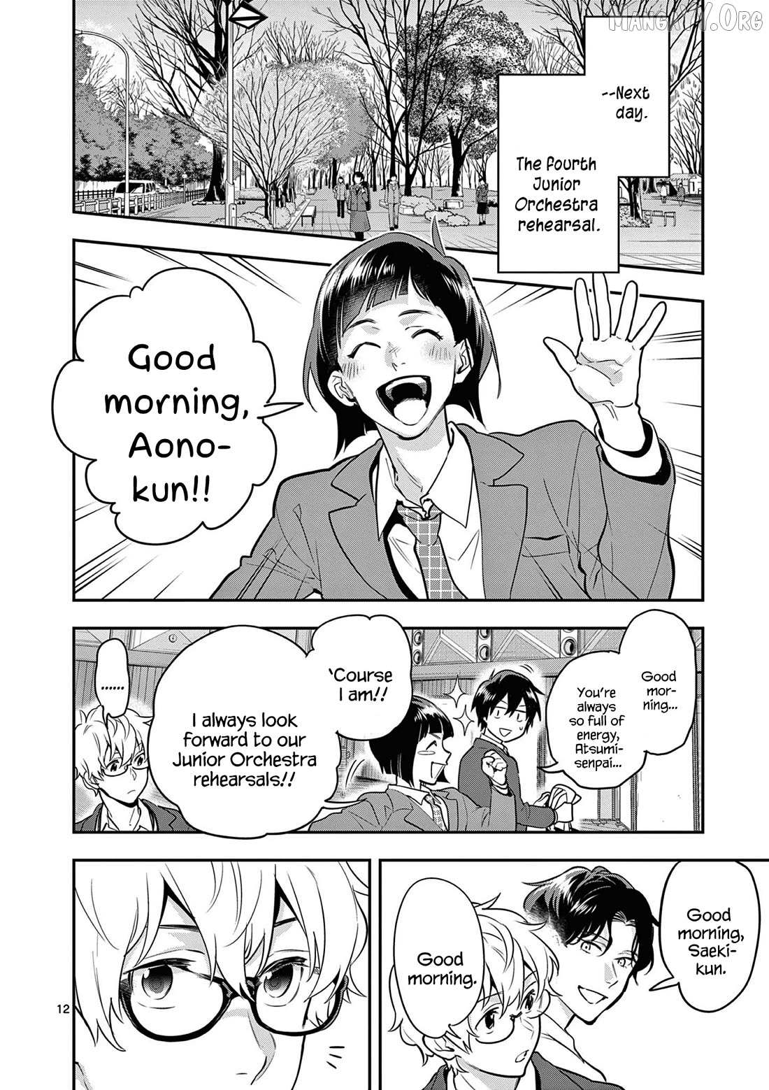 Read Ao no Orchestra chapter 68 image 12 on Lezhin