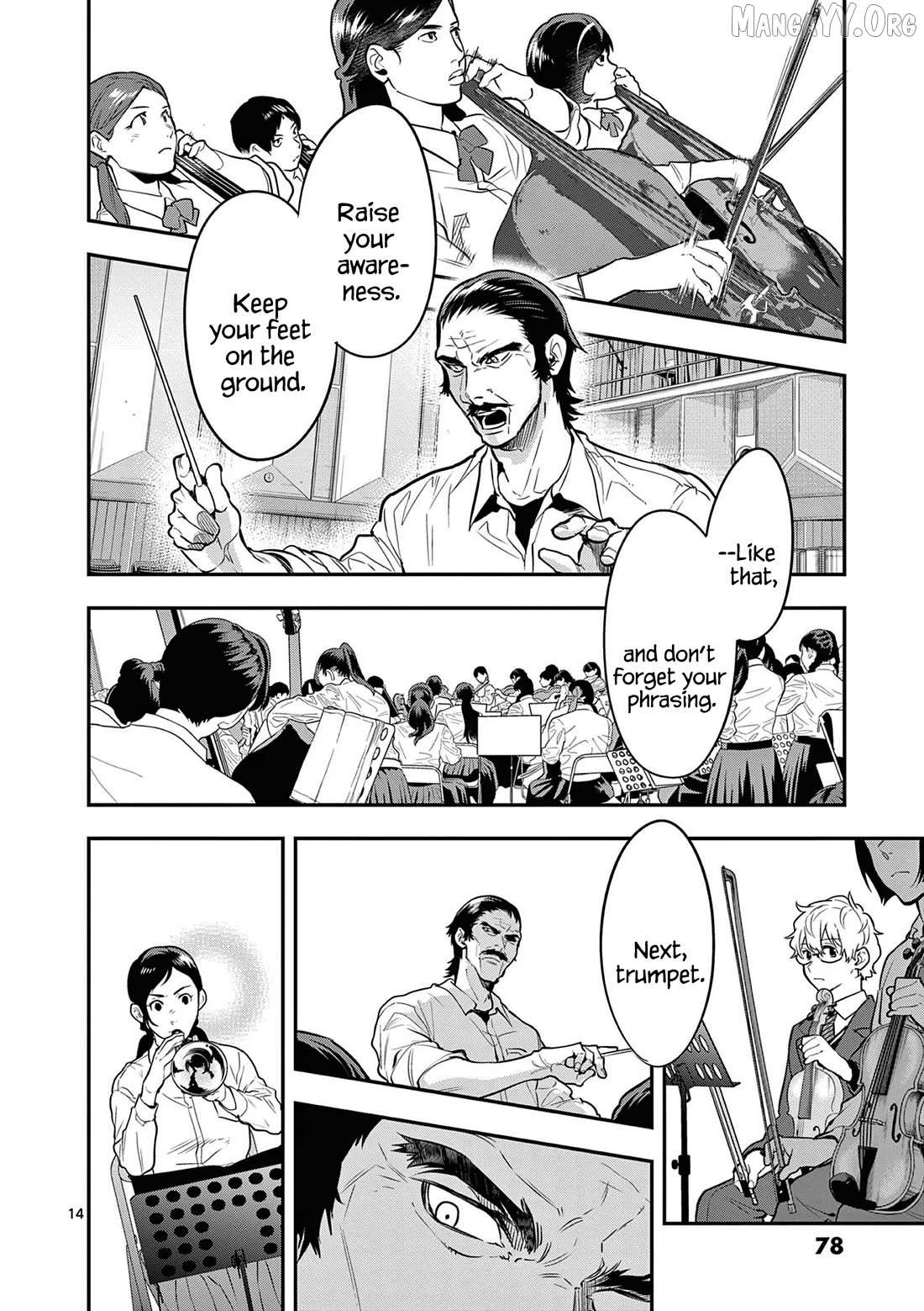 Read Ao no Orchestra chapter 68 image 14 on Lezhin