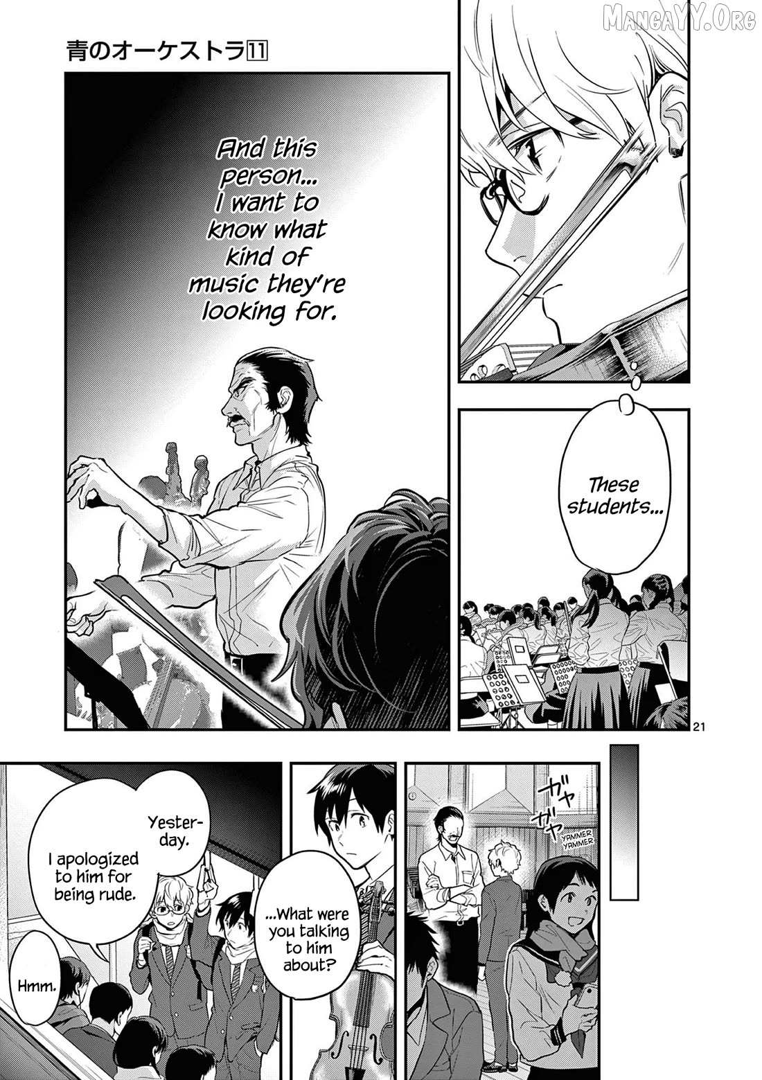 Read Ao no Orchestra chapter 68 image 21 on Lezhin