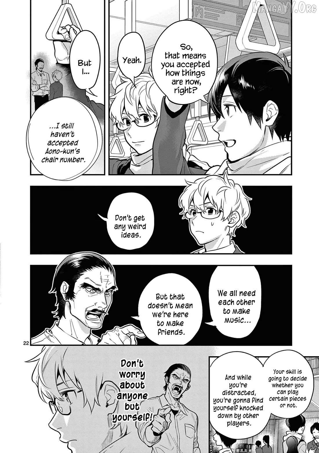 Read Ao no Orchestra chapter 68 image 22 on Lezhin