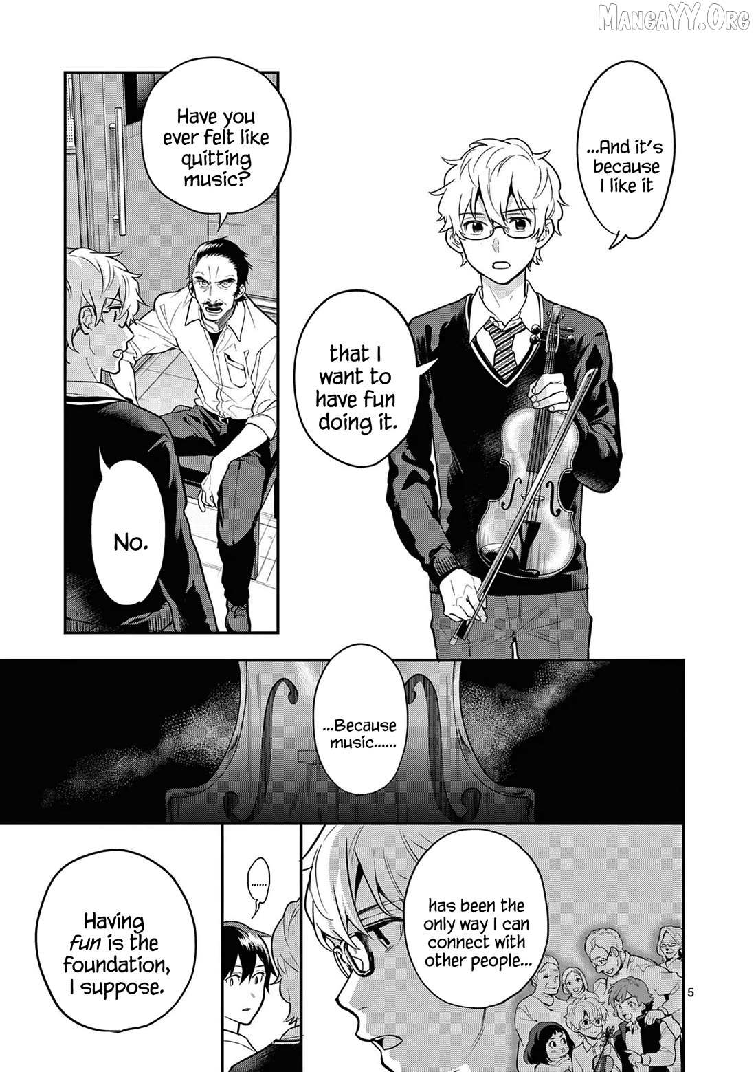 Read Ao no Orchestra chapter 68 image 5 on Lezhin