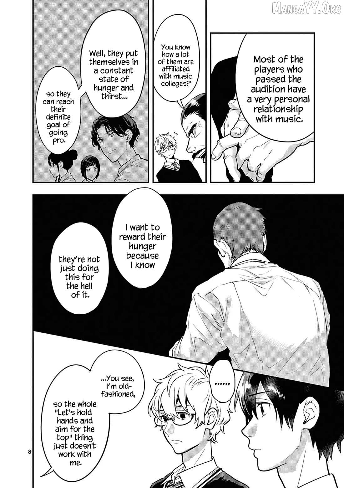 Read Ao no Orchestra chapter 68 image 8 on Lezhin
