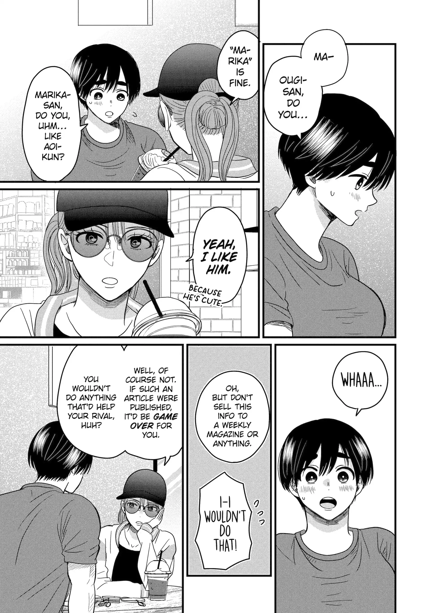 Aoi-kun wa Mukimuki Kanojo wo Koutei shitai Chapter 8.2 page 3 - 