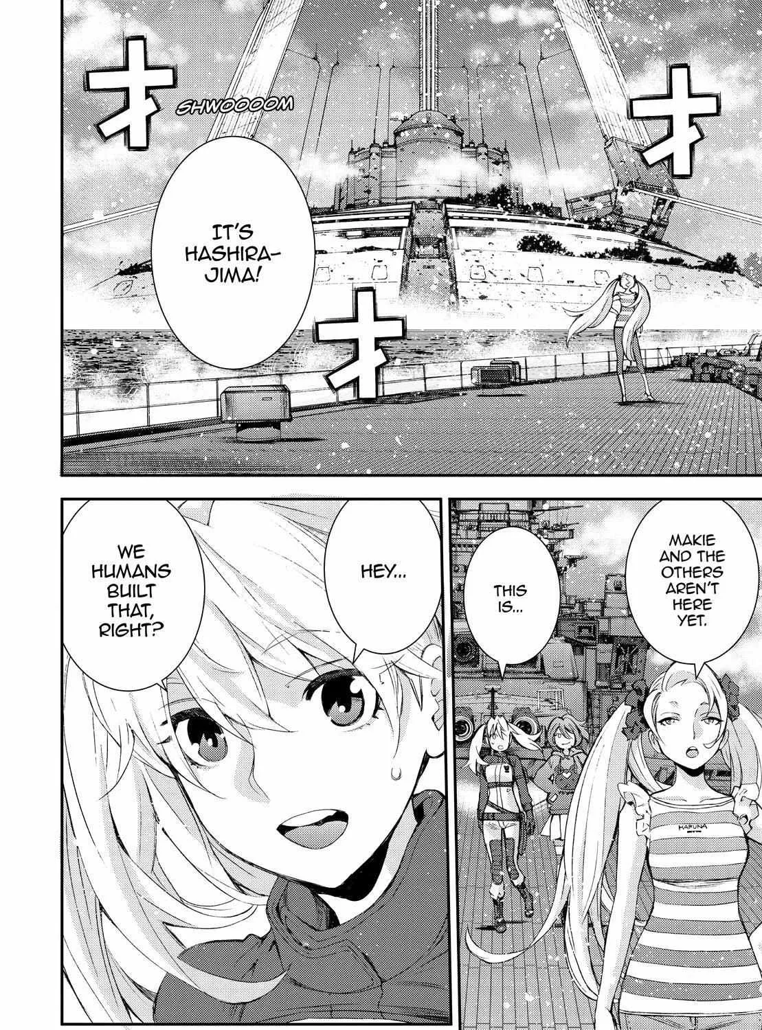 Aoki Hagane no Arpeggio Chapter 138 page 55 - 