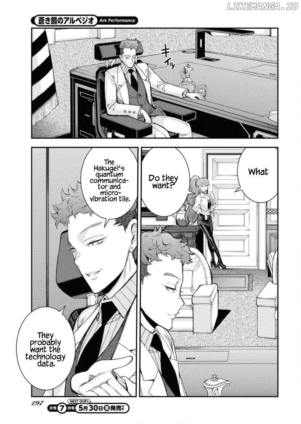 Aoki Hagane no Arpeggio Chapter 165 page 11 - 