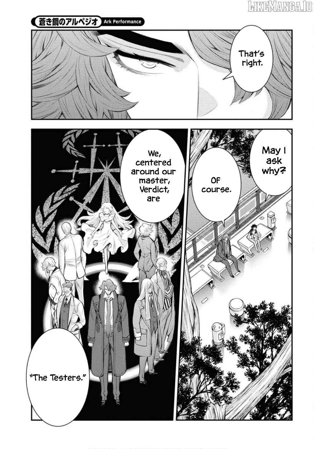 Aoki Hagane no Arpeggio Chapter 167 page 18 - 