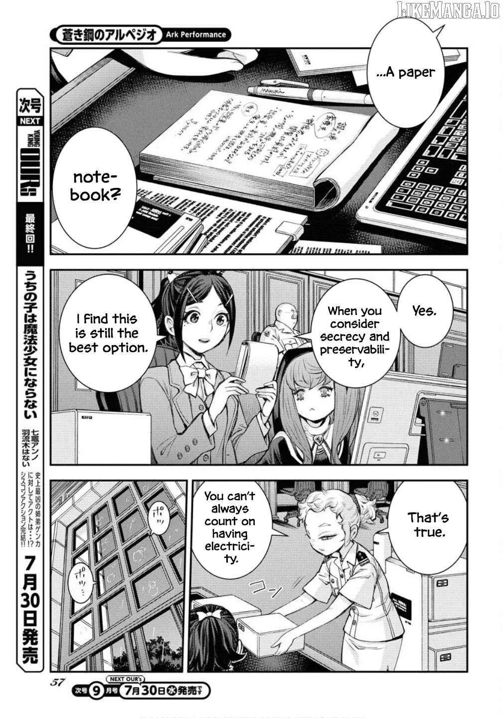 Aoki Hagane no Arpeggio Chapter 167 page 4 - 