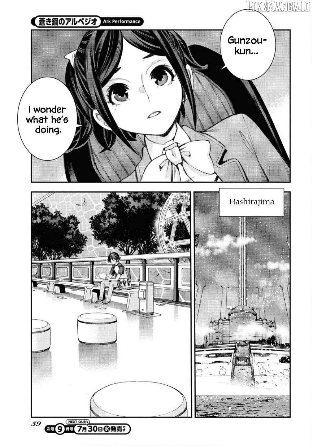 Aoki Hagane no Arpeggio Chapter 167 page 6 - 