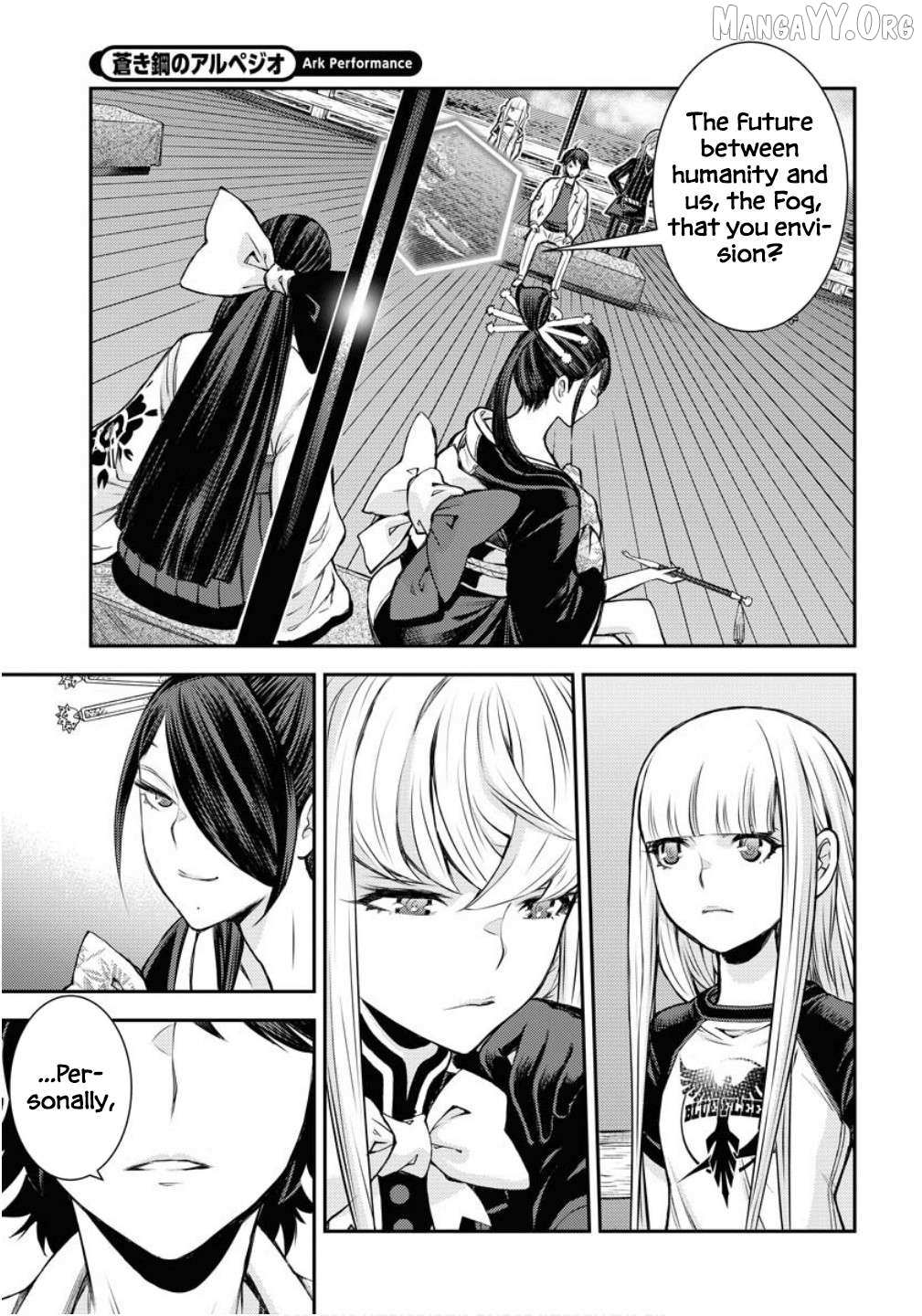 Aoki Hagane no Arpeggio Chapter 171 page 18 - 