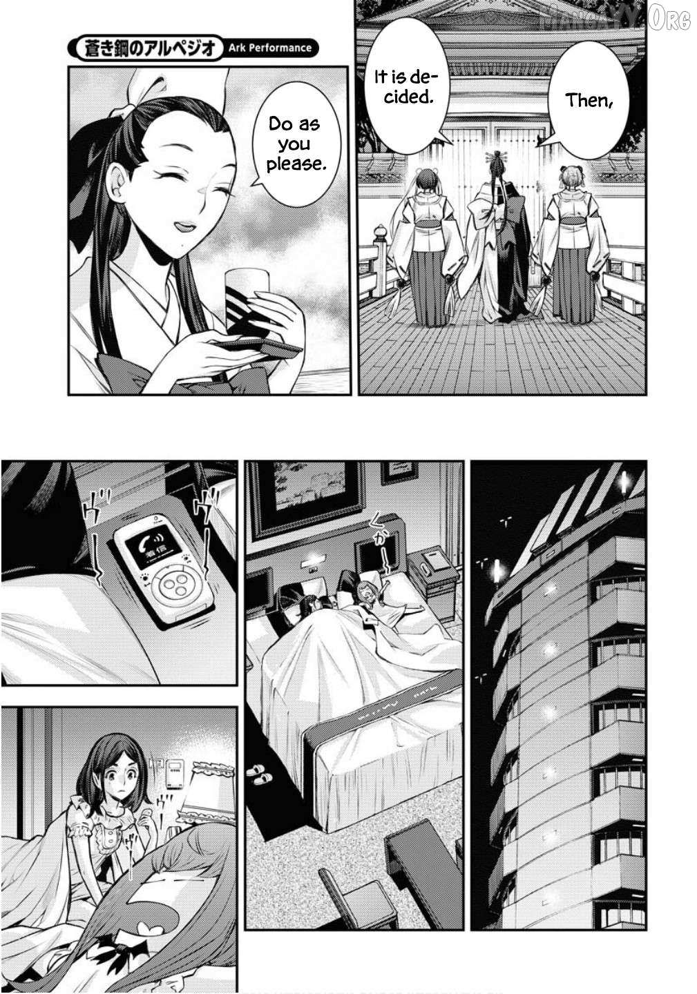 Aoki Hagane no Arpeggio Chapter 171 page 36 - 