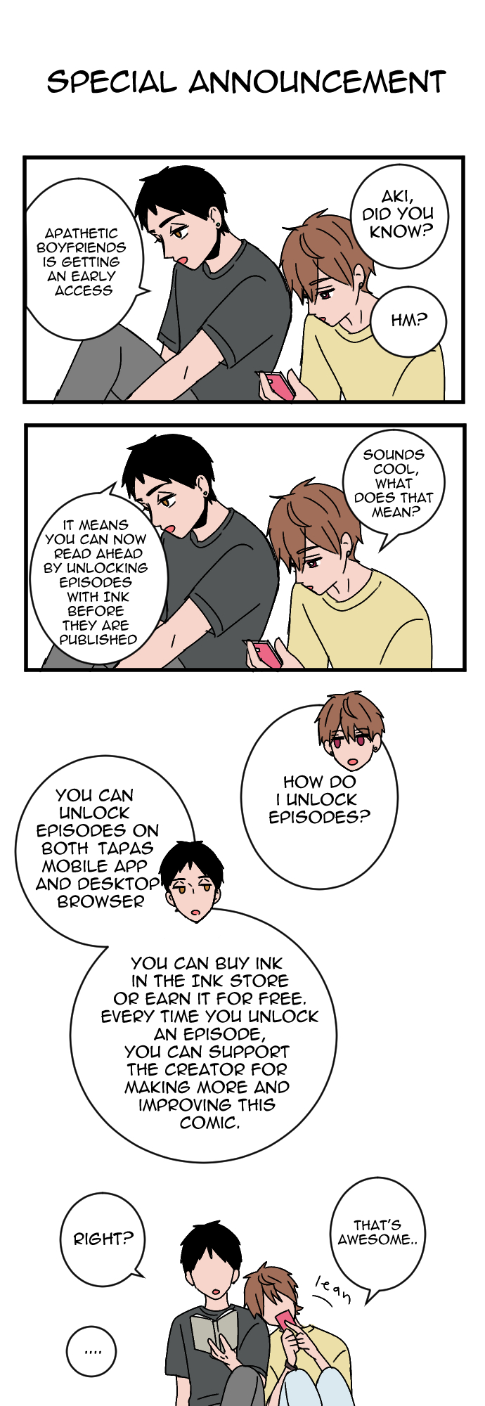 apathetic boyfriends Chapter 318 page 1 - 