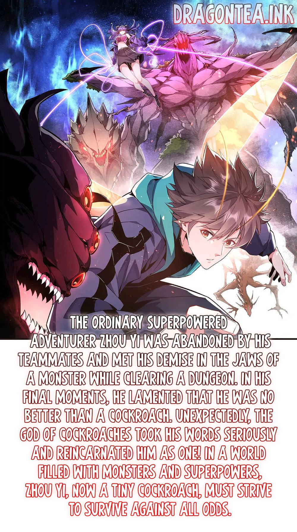 Read Apocalypse Cockroach Give me Buff chapter 0 image 2 on Lezhin