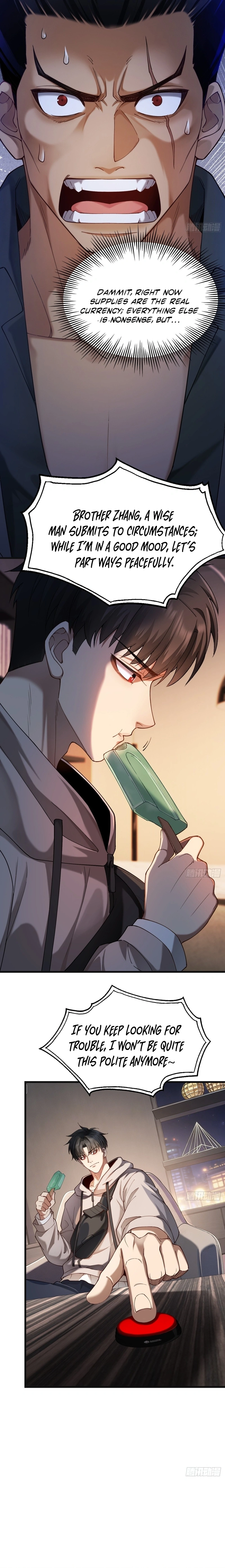Apocalypse Heatwave: I Became a God Through My Safehouse Chapter 8 page 9 - 
