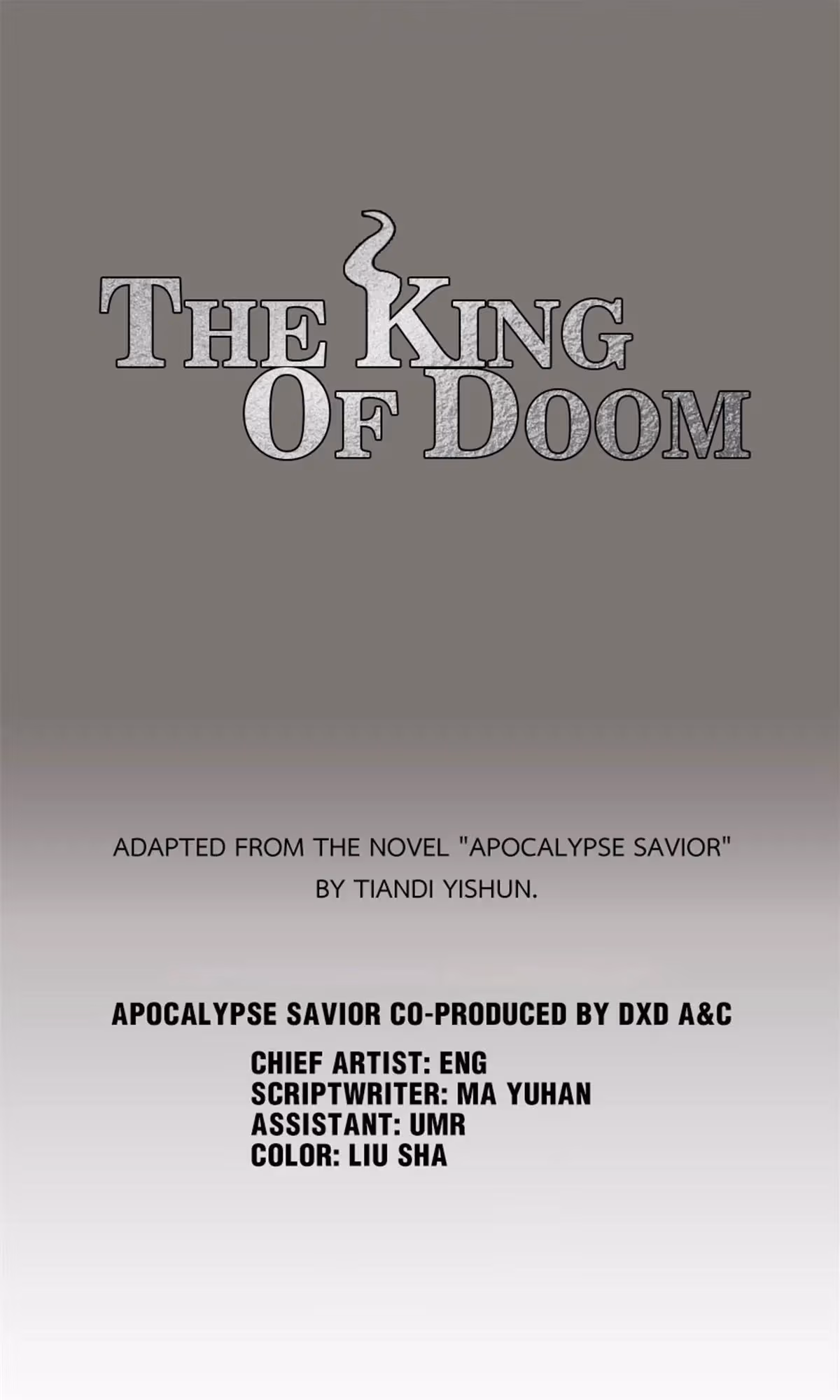 Read Apocalypse Savior chapter 52.1 image 0 on Lezhin