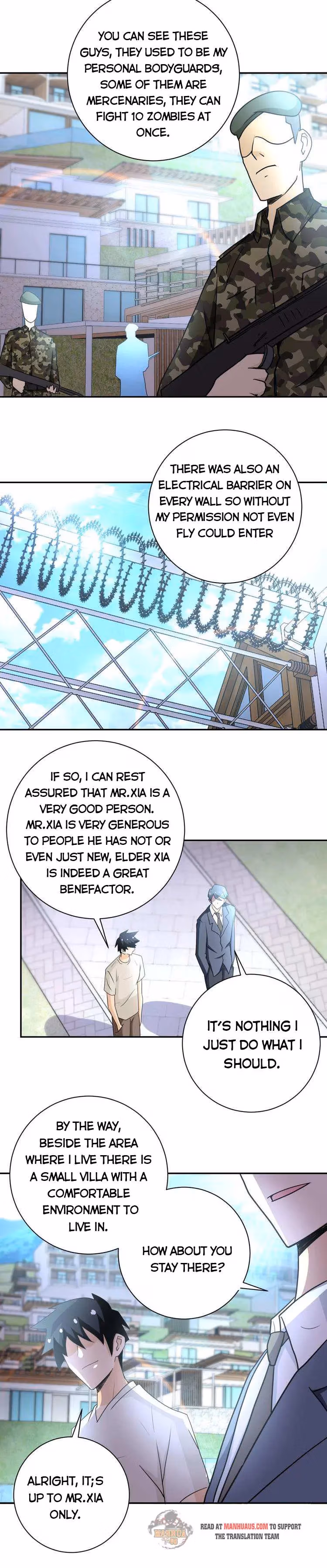 Read Apocalyptic Super System chapter 60 image 8 on Lezhin