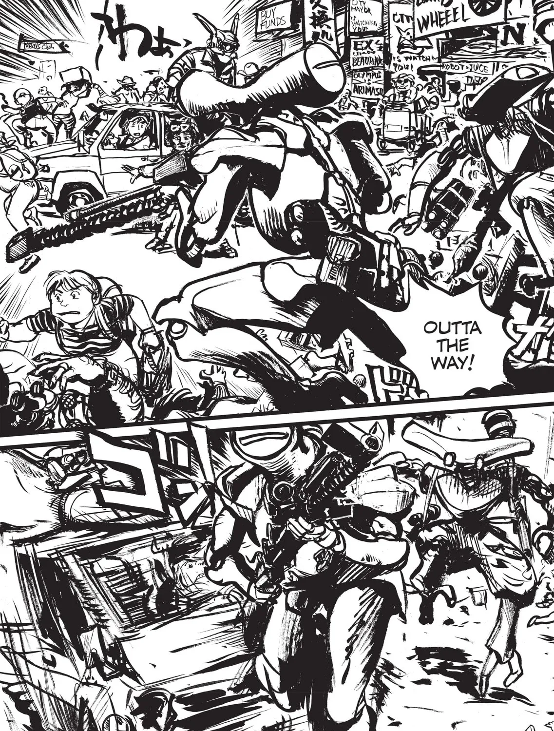 Read Appleseed Alpha Omnibus chapter 2 image 6 on Lezhin