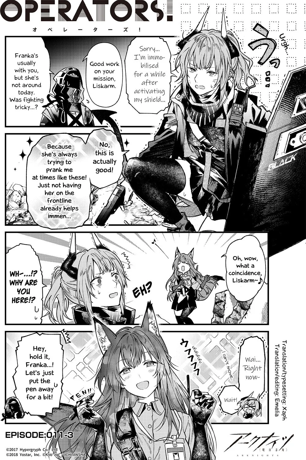 Read Arknights: OPERATORS! chapter 11.3 image 0 on Lezhin