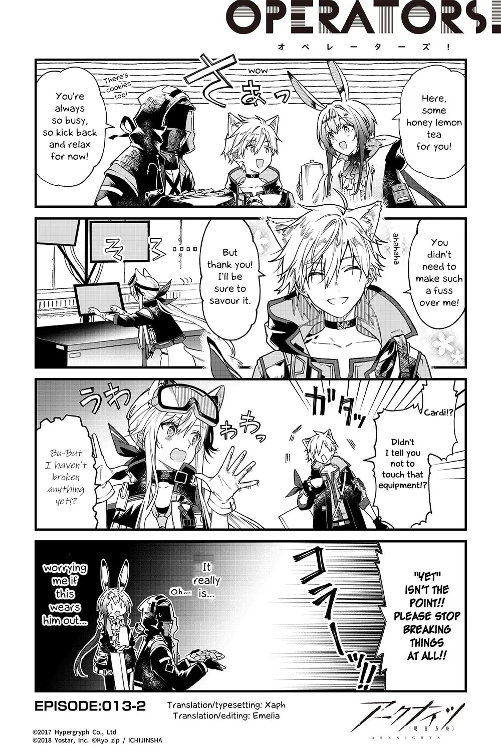 Read Arknights: OPERATORS! chapter 13.2 image 0 on Lezhin