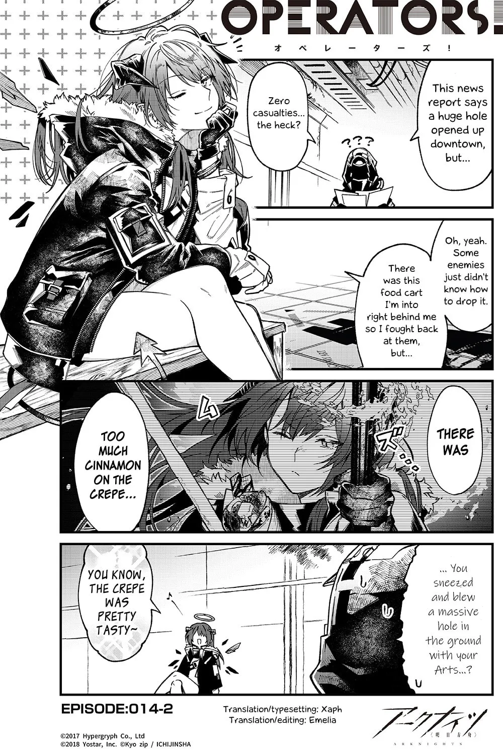 Read Arknights: OPERATORS! chapter 14.2 image 0 on Lezhin