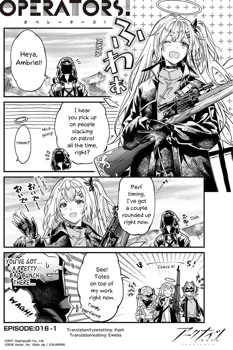 Read Arknights: OPERATORS! chapter 16.1 image 0 on Lezhin