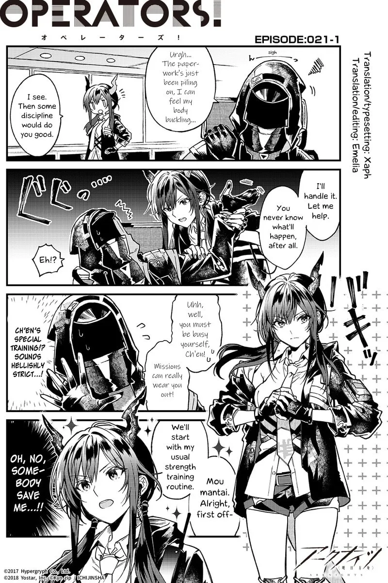 Read Arknights: OPERATORS! chapter 21.1 image 0 on Lezhin