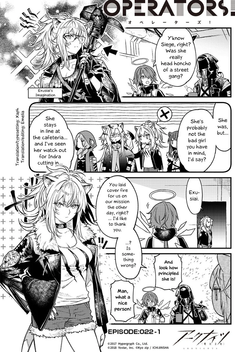 Read Arknights: OPERATORS! chapter 22.1 image 0 on Lezhin