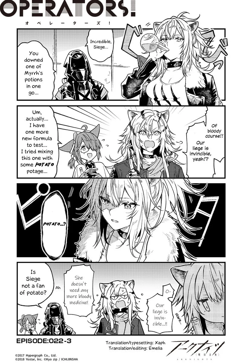 Read Arknights: OPERATORS! chapter 22.3 image 0 on Lezhin