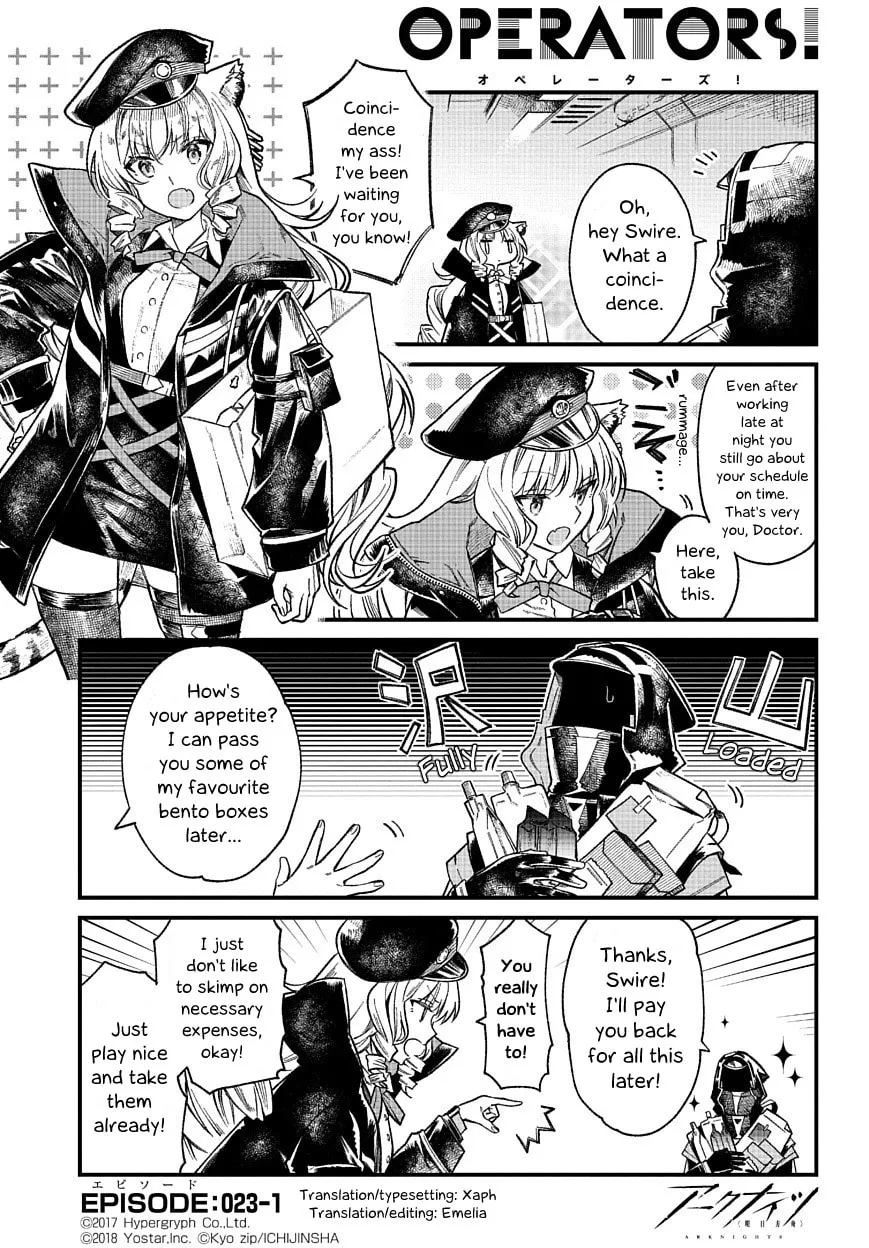 Read Arknights: OPERATORS! chapter 23.1 image 0 on Lezhin
