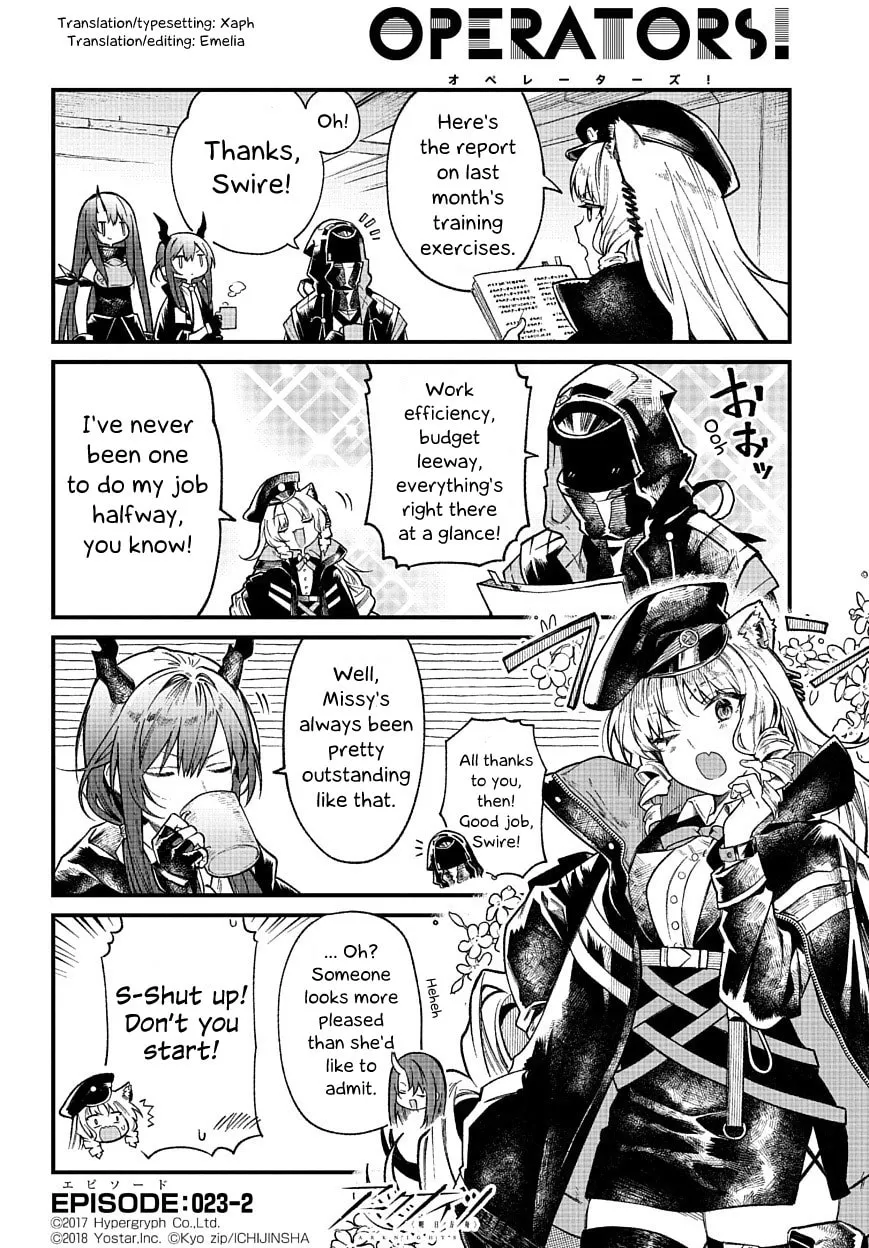 Read Arknights: OPERATORS! chapter 23.2 image 0 on Lezhin