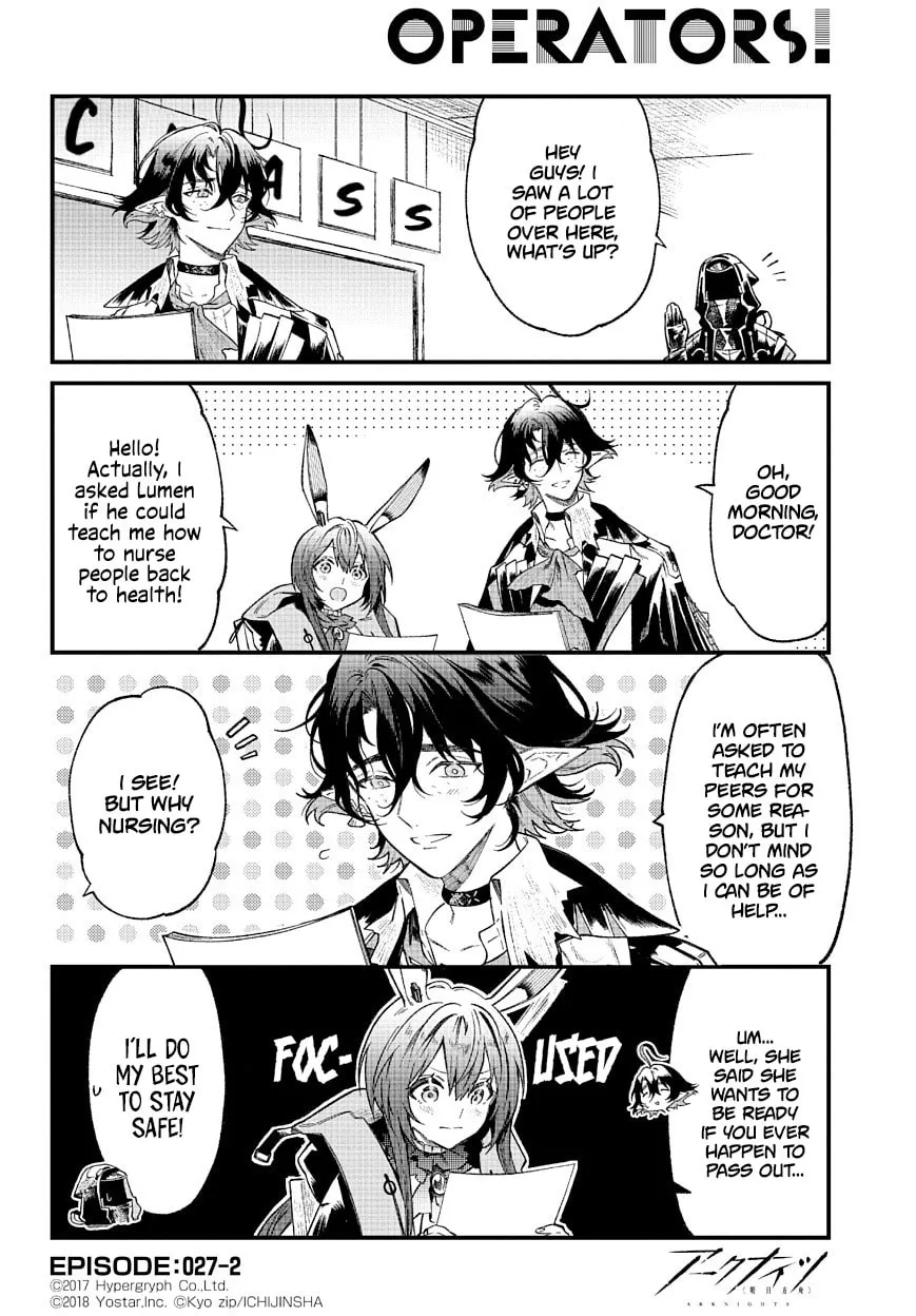 Read Arknights: OPERATORS! chapter 27.2 image 0 on Lezhin
