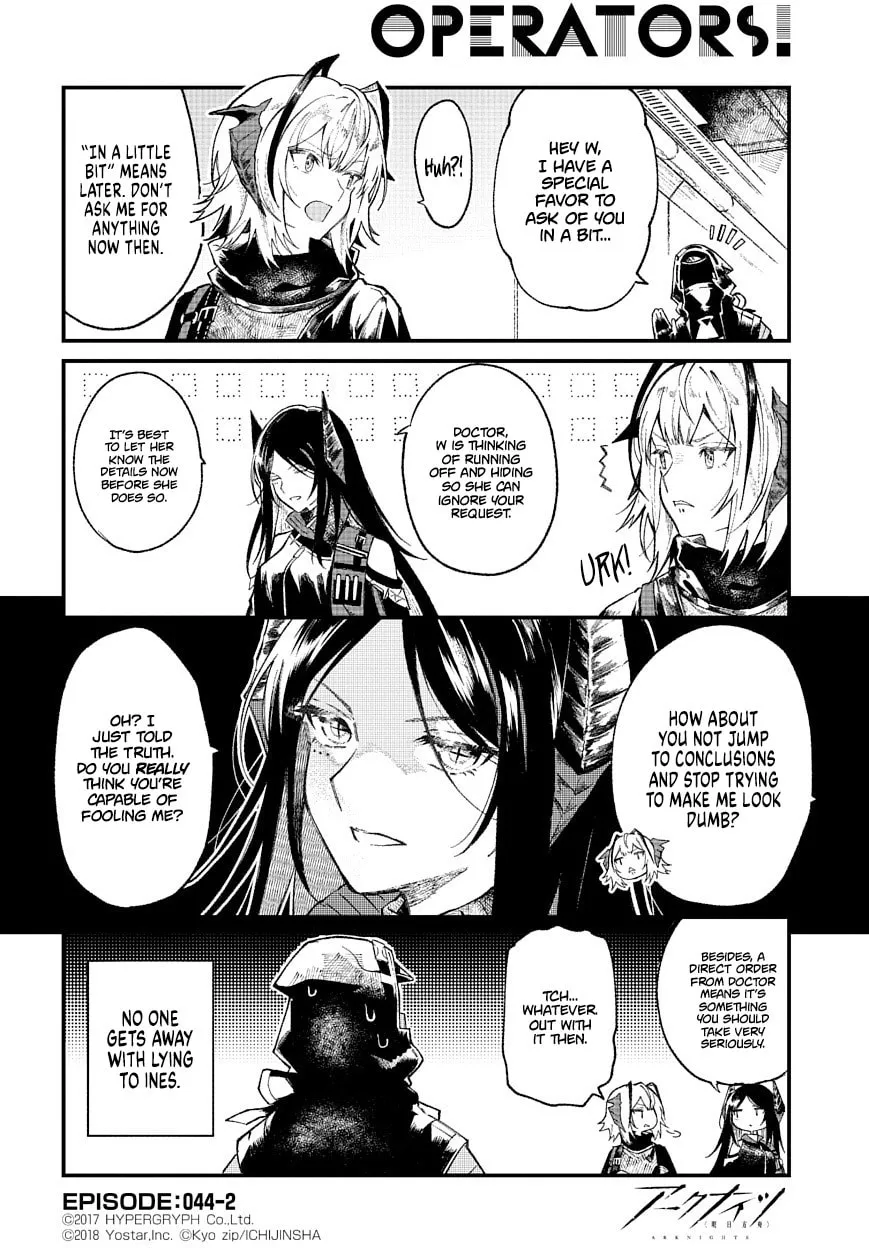 Read Arknights: OPERATORS! chapter 44 image 1 on Lezhin