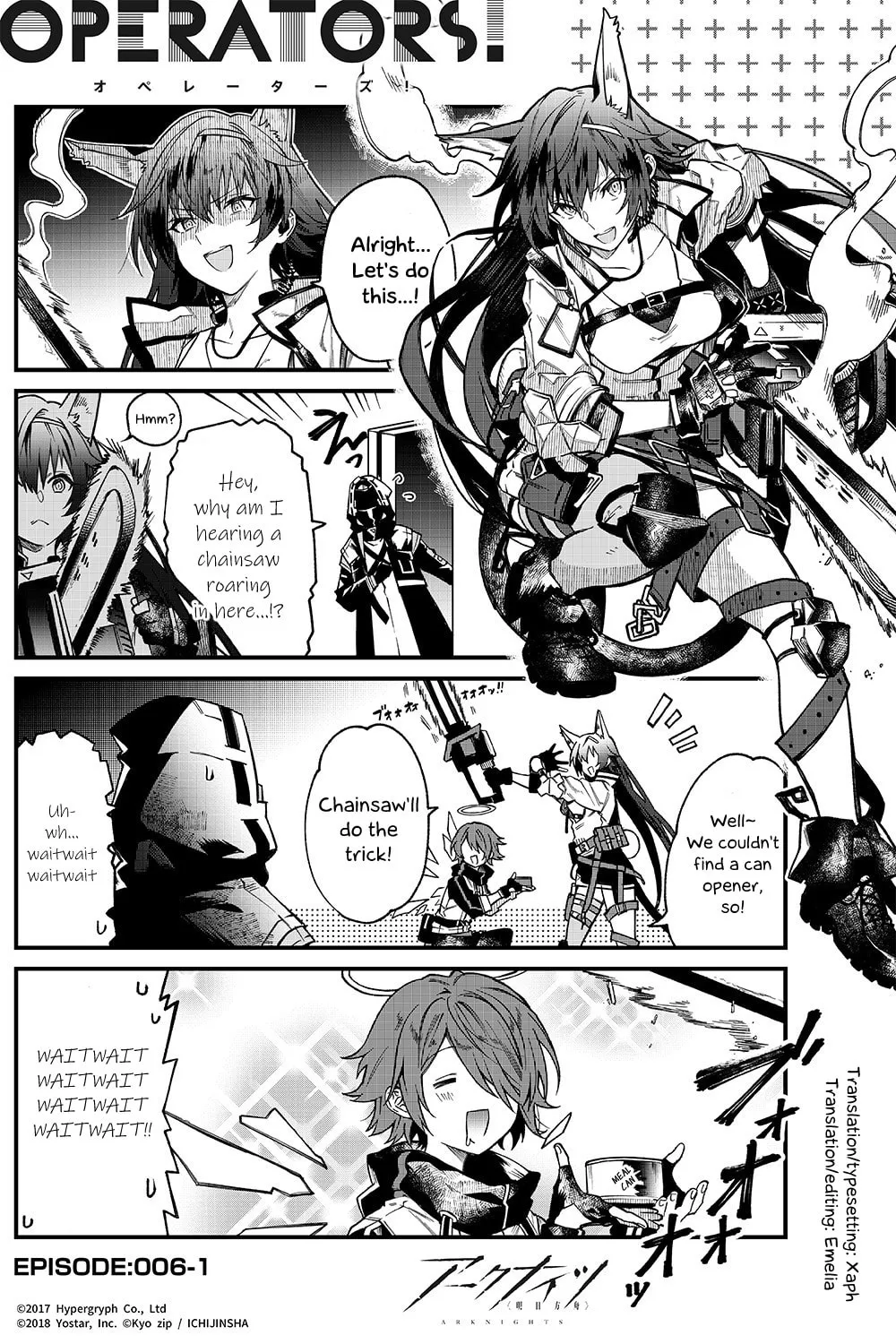 Read Arknights: OPERATORS! chapter 6.1 image 0 on Lezhin