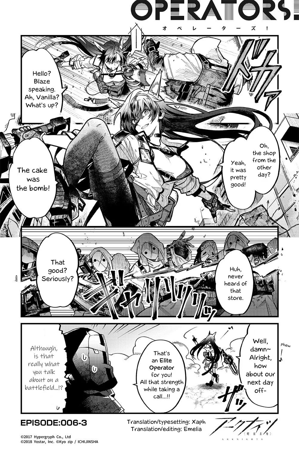Read Arknights: OPERATORS! chapter 6.3 image 0 on Lezhin