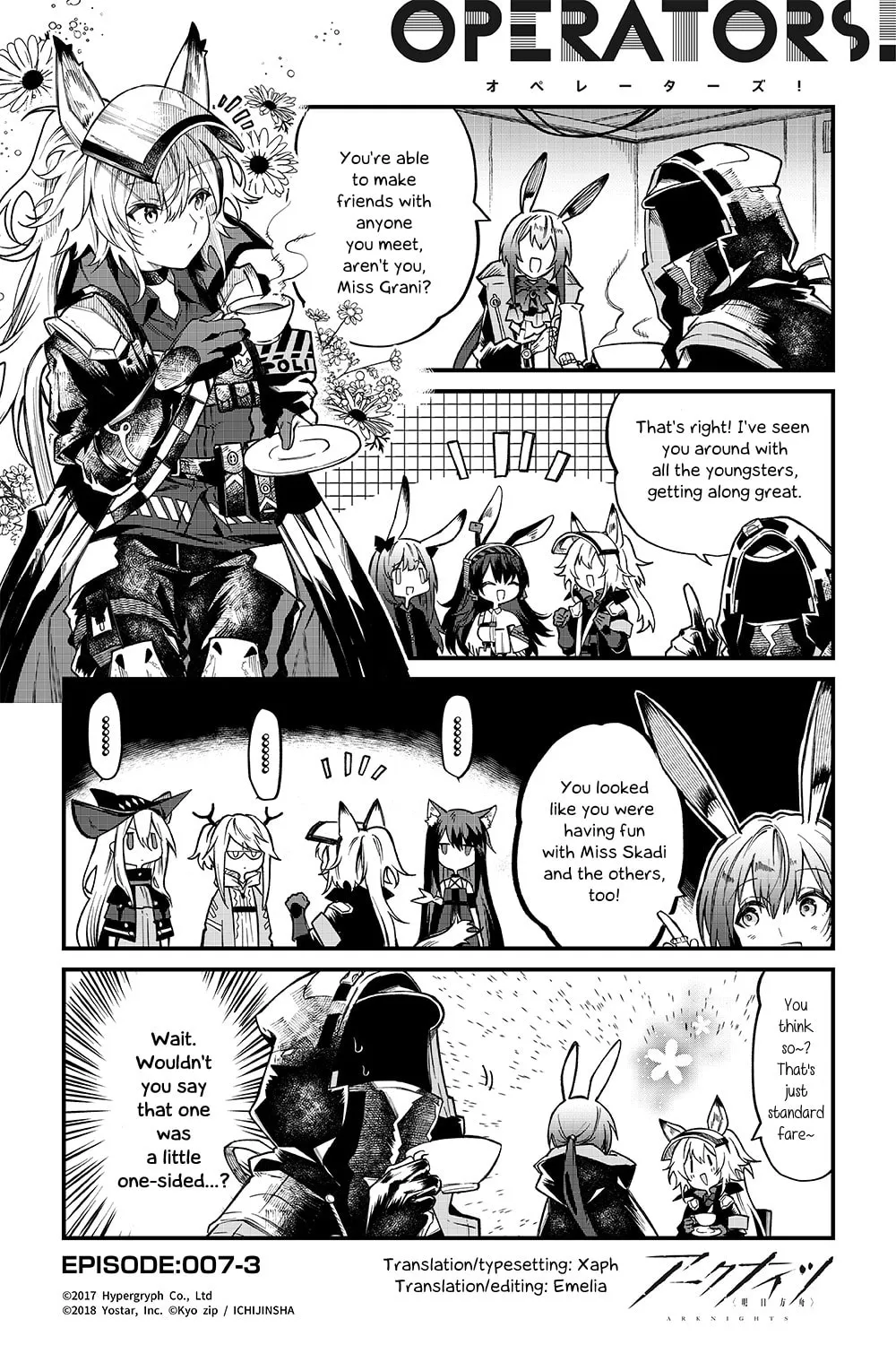 Read Arknights: OPERATORS! chapter 7.3 image 0 on Lezhin