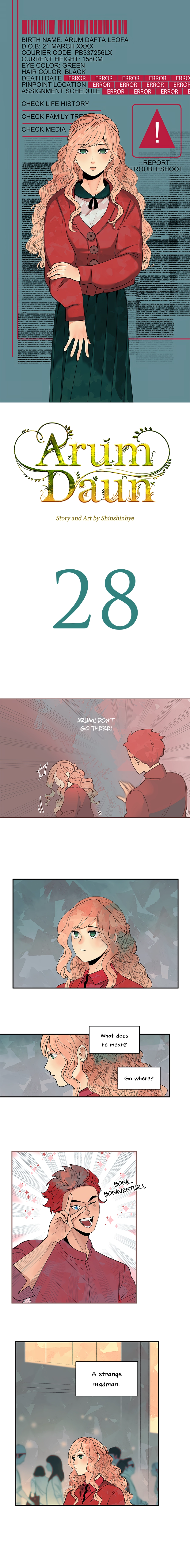 Read Arum Daun chapter 28 image 1 on Lezhin