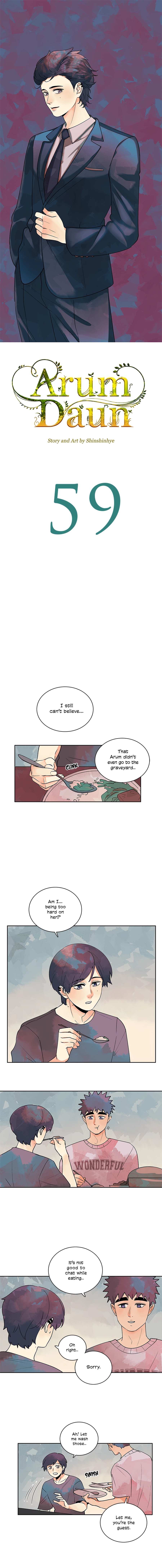 Read Arum Daun chapter 59 image 1 on Lezhin