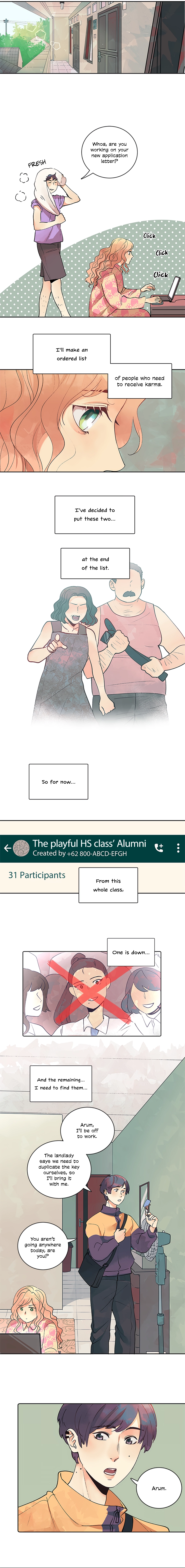 Read Arum Daun chapter 8 image 3 on Lezhin