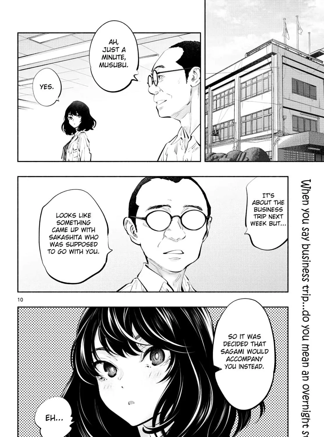 Asoko de Hataraku Musubu-san Chapter 43 page 19 - 