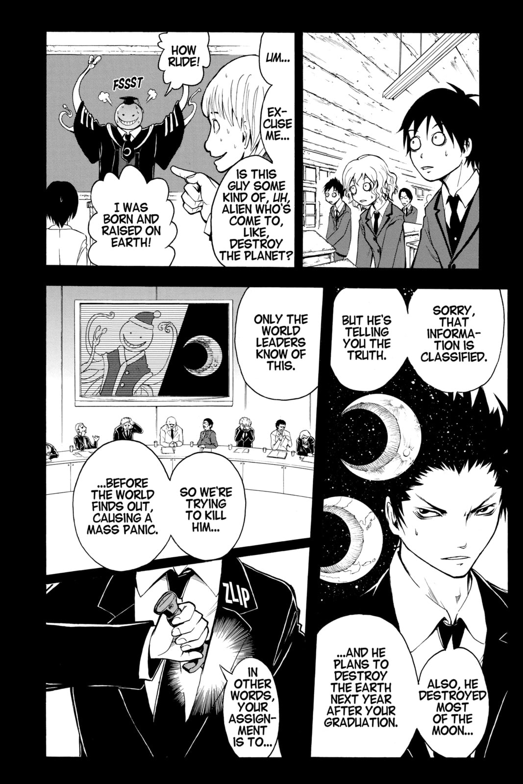 Read Assassination Classroom chapter 1 image 12 on Lezhin