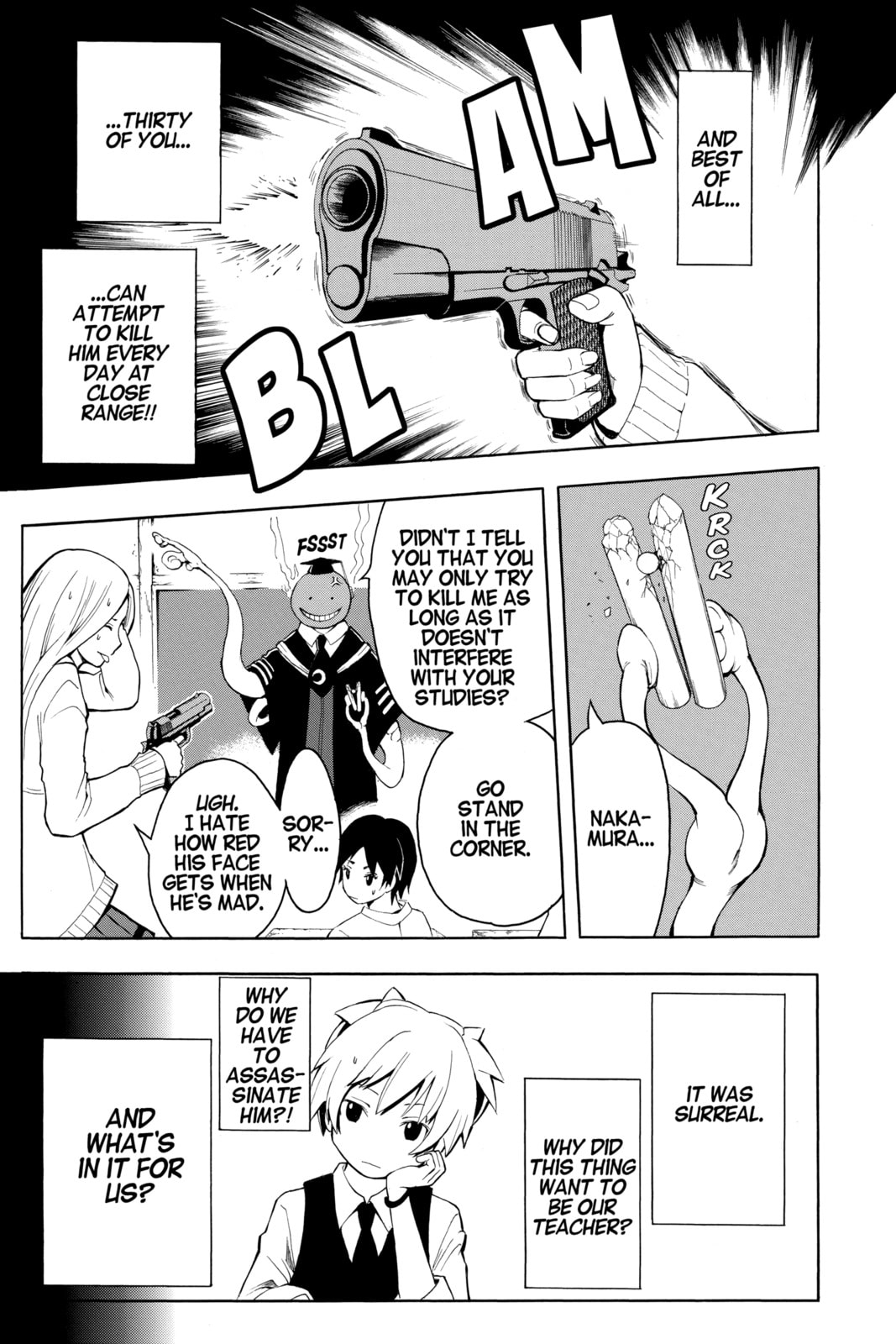 Read Assassination Classroom chapter 1 image 15 on Lezhin
