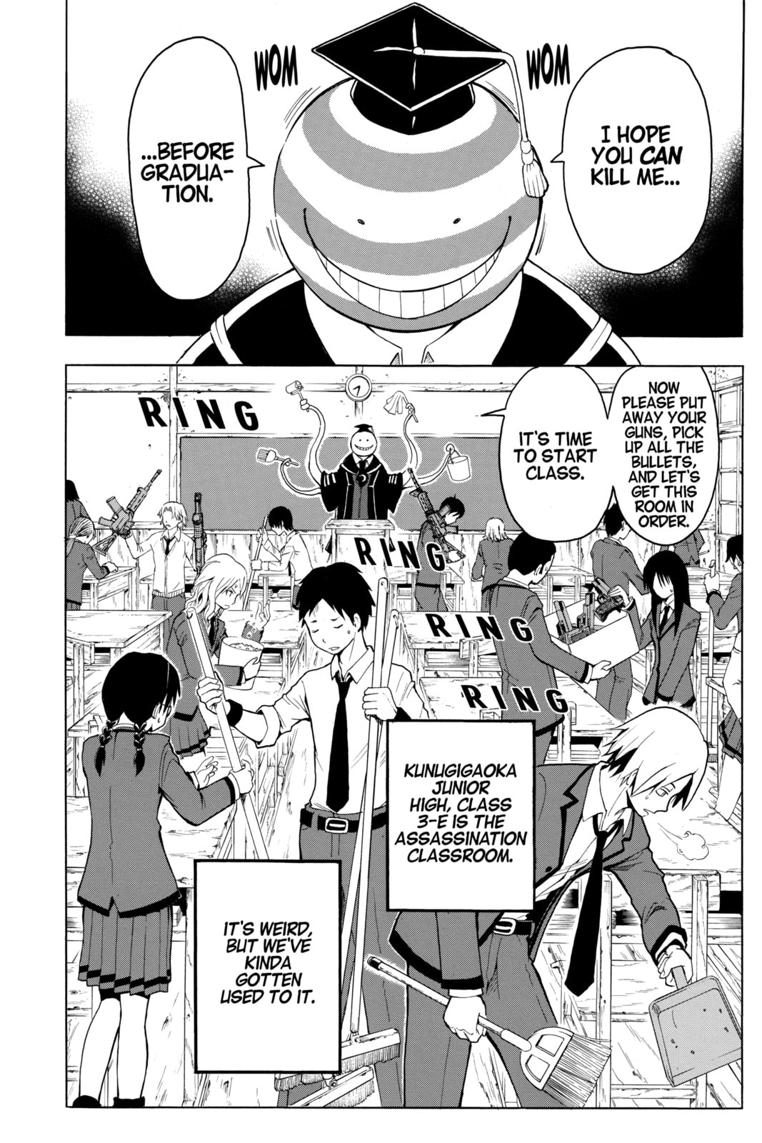 Read Assassination Classroom chapter 1 image 8 on Lezhin