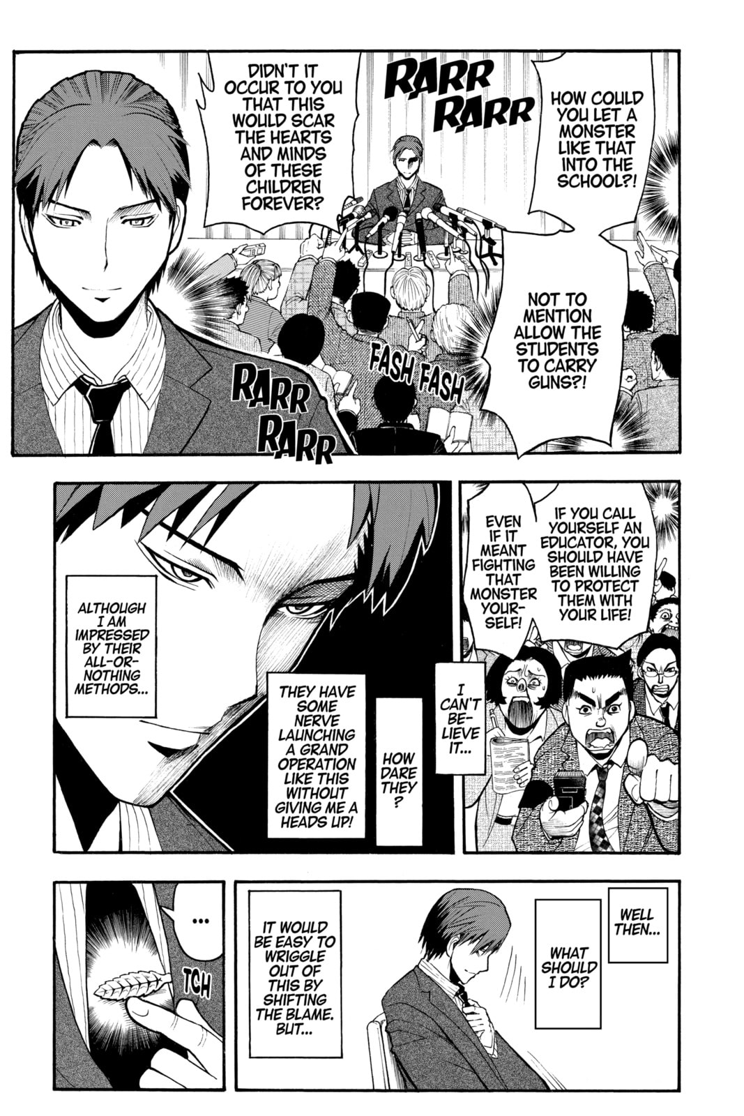 Read Assassination Classroom chapter 166 image 4 on Lezhin