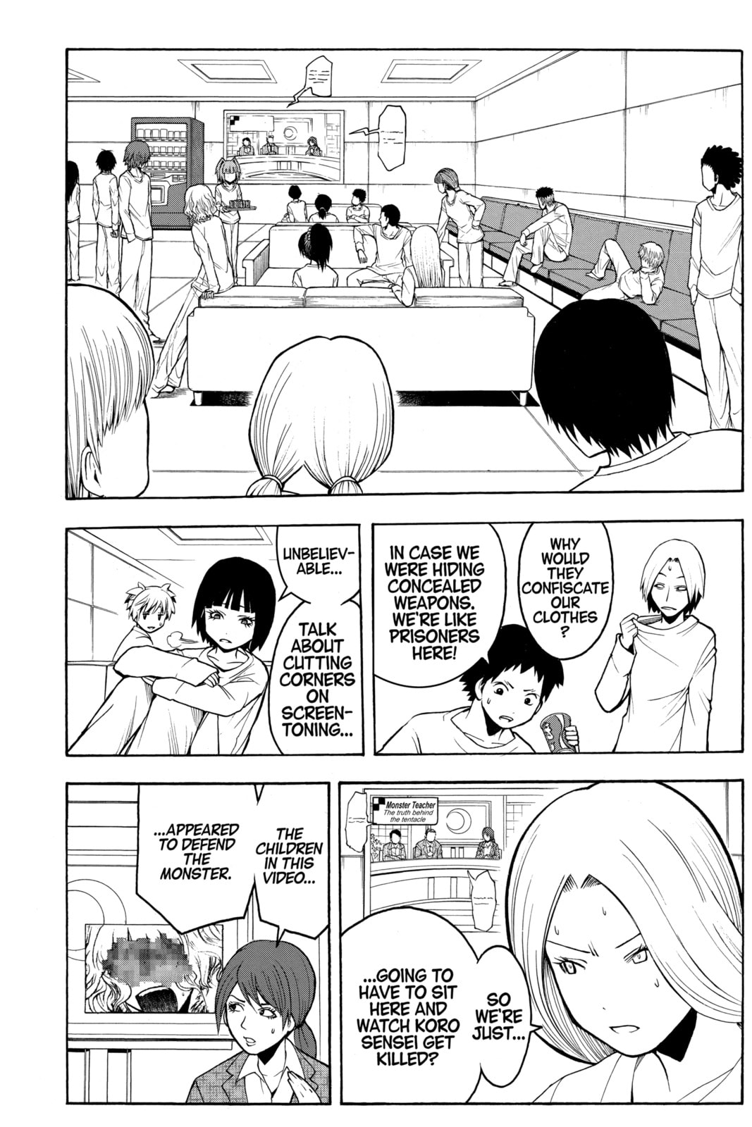 Read Assassination Classroom chapter 166 image 7 on Lezhin