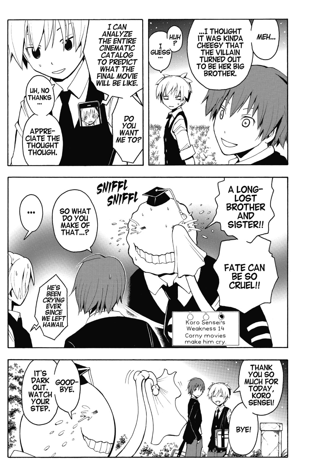 Read Assassination Classroom chapter 28 image 13 on Lezhin