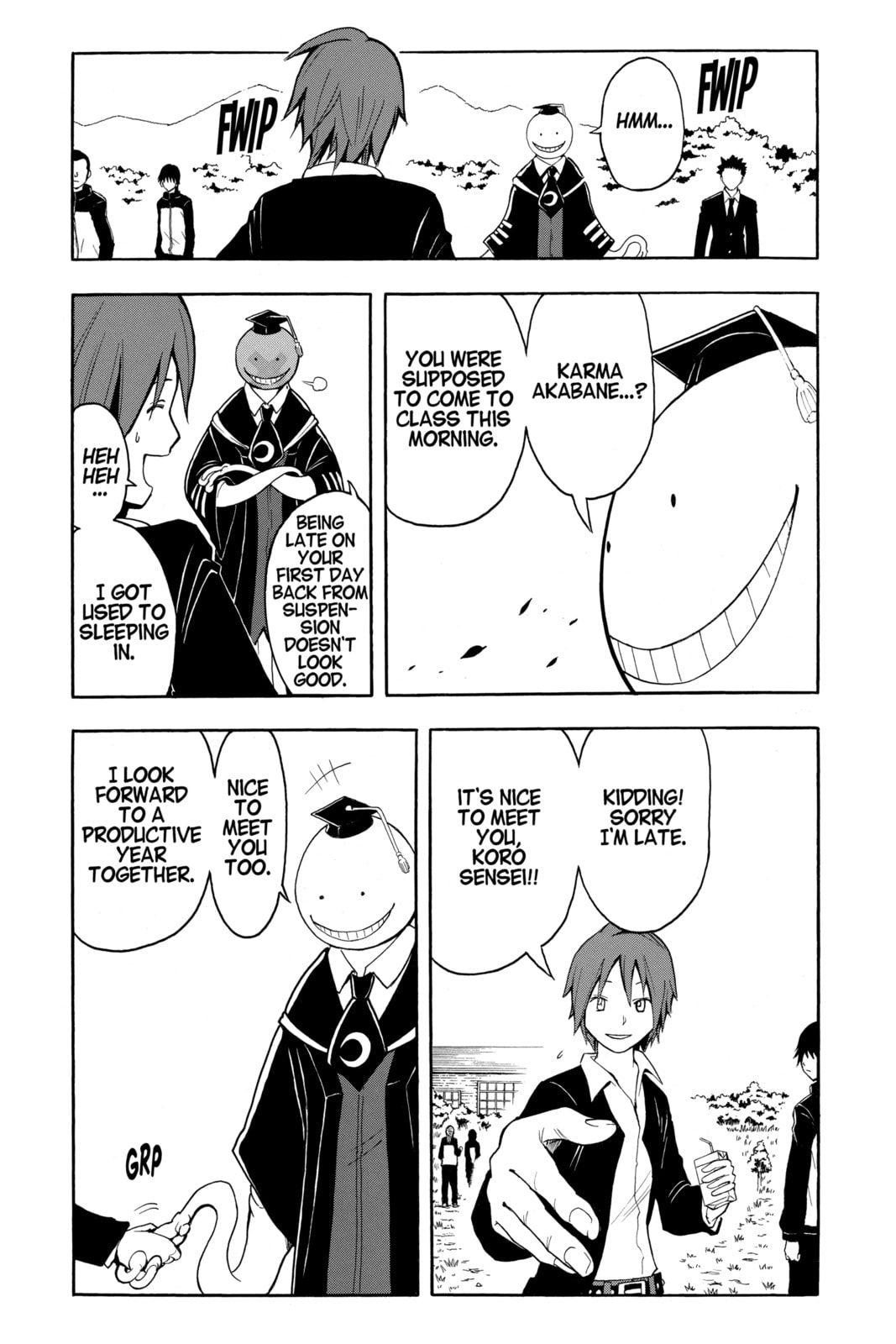 Read Assassination Classroom chapter 4 image 12 on Lezhin