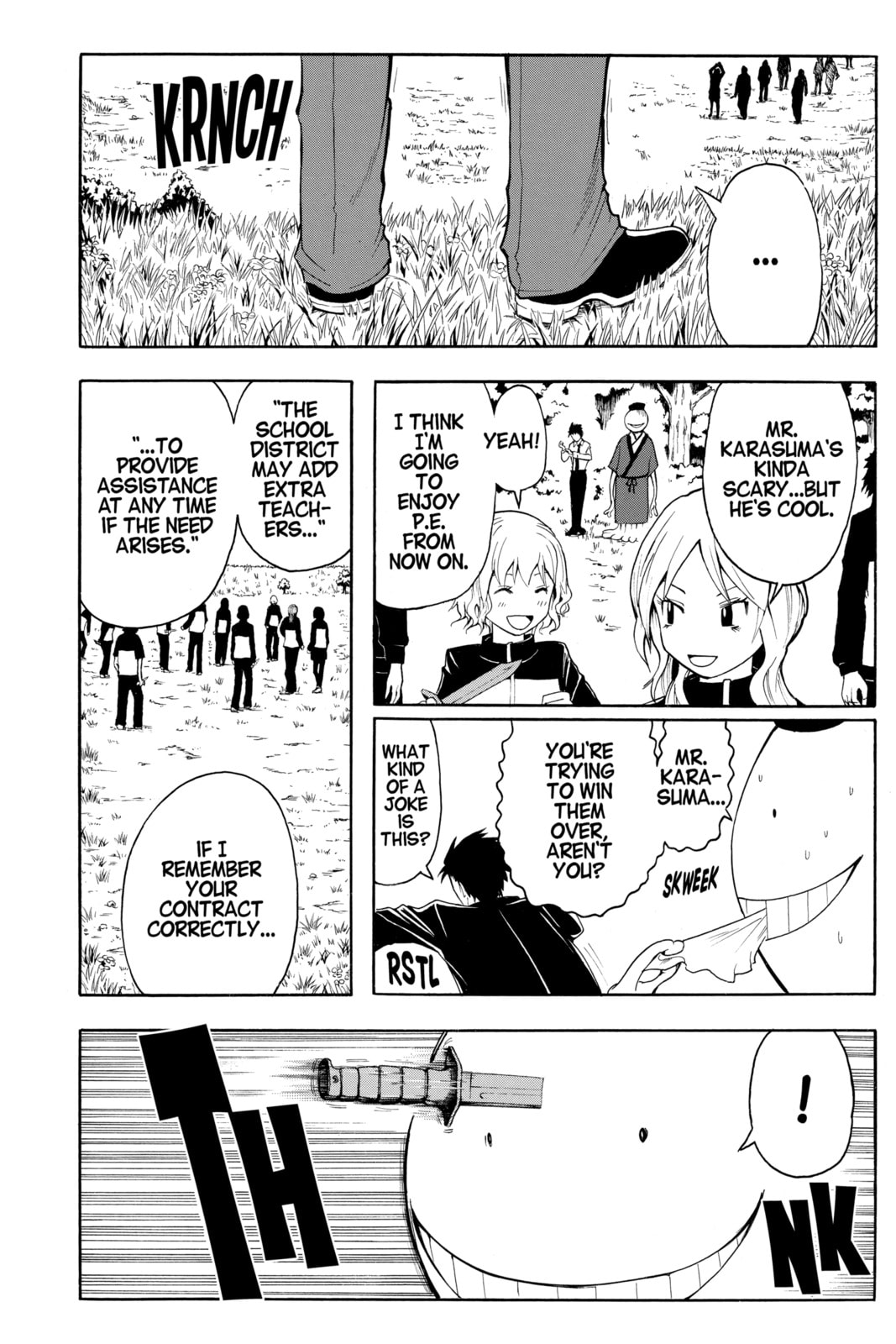 Read Assassination Classroom chapter 4 image 9 on Lezhin