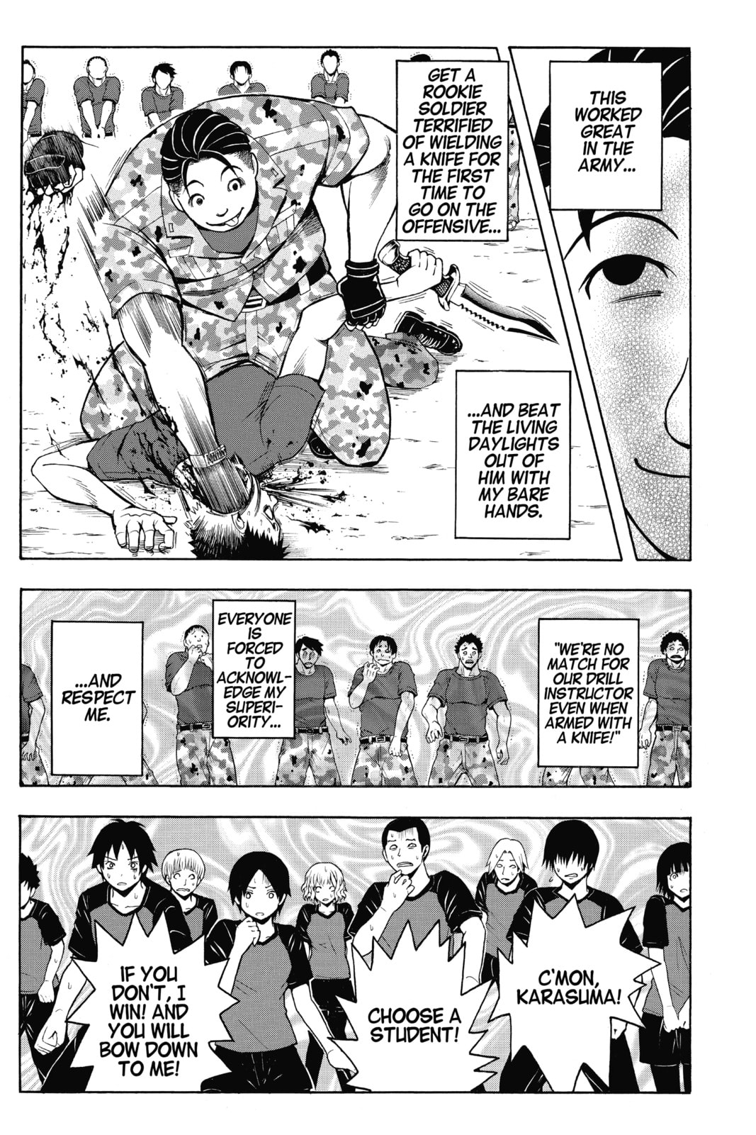 Read Assassination Classroom chapter 40 image 12 on Lezhin