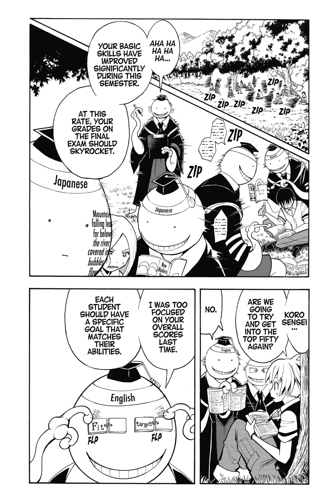 Read Assassination Classroom chapter 50 image 3 on Lezhin