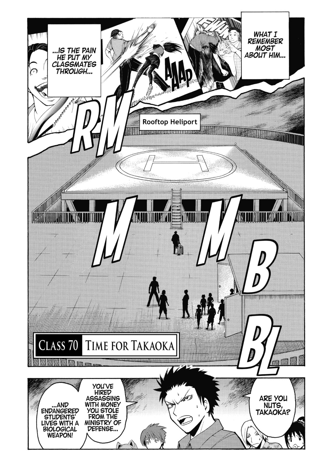 Read Assassination Classroom chapter 70 image 1 on Lezhin